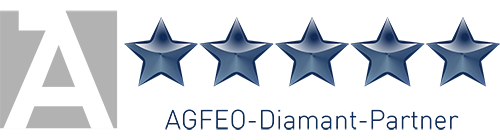 Logo AGFEO Diamant Partner